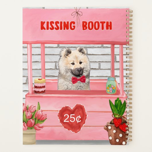 Eurasier Chien Valentine's Day Kissing Booth (Dos)