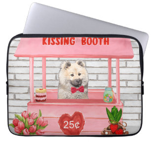 Eurasier Dog Valentijnsdag Kissing Booth Laptop Sleeve