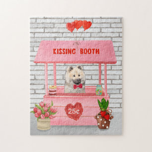 Eurasier Dog Valentijnsdag Kissing Booth Legpuzzel