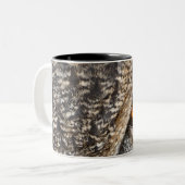 Euraziatische arend (Bubo bubo) Tweekleurige Koffiemok (Voorkant links)