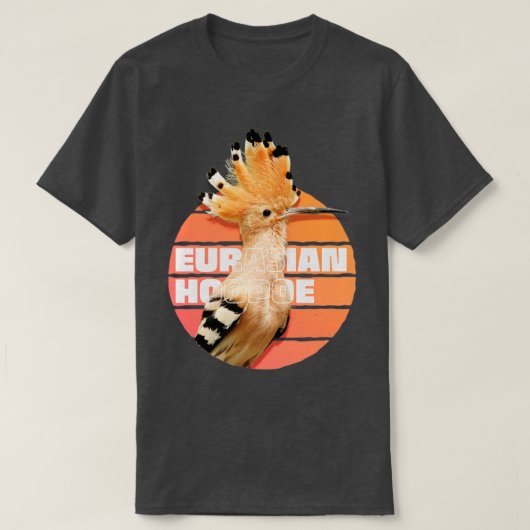 Euraziatische Hoopvogel T-shirt (Design voorkant)