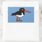 Euraziatische Oystercatcher Rechthoekige Sticker (Tas)