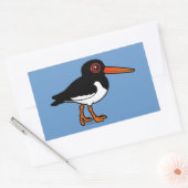 Euraziatische Oystercatcher Rechthoekige Sticker (Envelop)