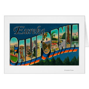 Eureka, Californië - grote letterscènes