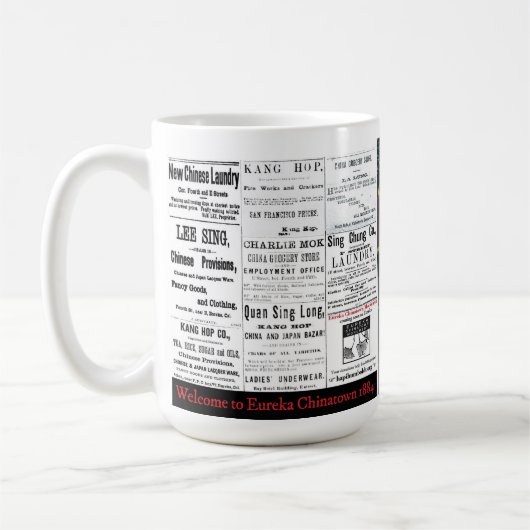 Eureka Chinatown 1884 Mug (Gauche)