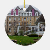 Eureka Crescent Keramisch Ornament (Achterkant)