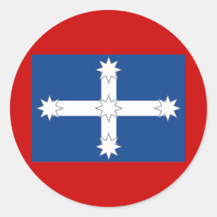 Eureka Flag Ronde Sticker