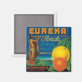 Eureka Florida Citrus Fruit Magneet (Voorkant / Achterkant)