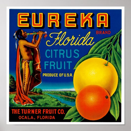 Eureka Florida Citrus Poster (Voorkant)