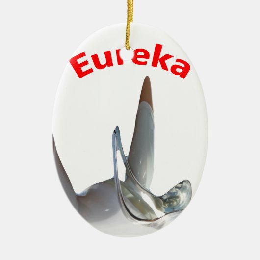 Eureka Keramisch Ornament (Voorkant)