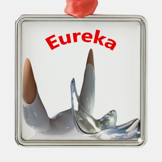 Eureka Metalen Ornament (Voorkant)
