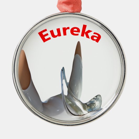 Eureka Metalen Ornament (Voorkant)