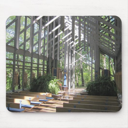 Eureka Springs, AR Glass Church Muismat (Voorkant)