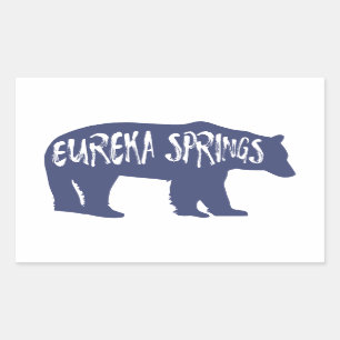 Eureka Springs Arkansas Beer Rechthoekige Sticker