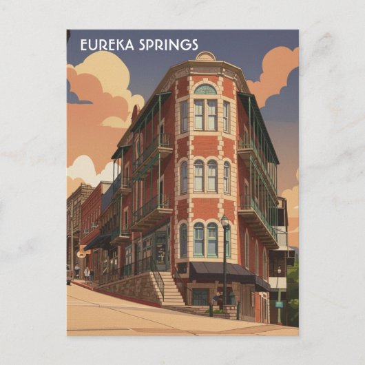 Eureka Springs Arkansas Briefkaart (Voorkant)
