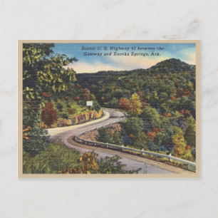 Eureka Springs Arkansas  Highway Scene Briefkaart