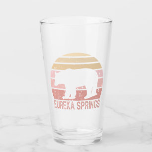 Eureka Springs Arkansas Retro Beer Glas