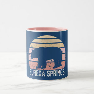 Eureka Springs Arkansas Retro Beer Tweekleurige Koffiemok
