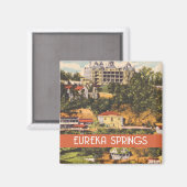 Eureka Springs,  illustratie Arkansas Magneet (Voorkant / Achterkant)