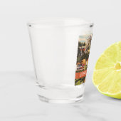 Eureka Springs,  illustratie Arkansas Shot Glas (Links)