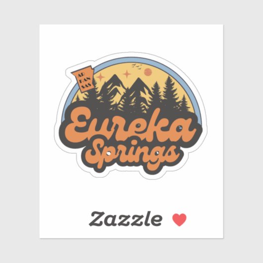 Eureka Springs, Sticker Arkansas (Feuille)