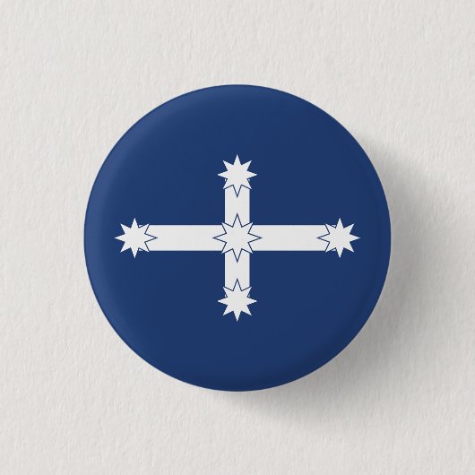 Eureka-vlag Ronde Button 3,2 Cm (Voorkant)