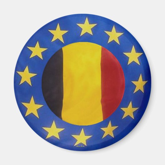 Euro 2008 - België - Magnet Magneet (Voorkant)