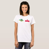 Euro 2012 Vrouwen T-shirt (Voorkant volledig)