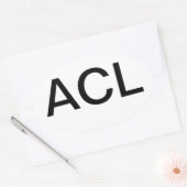 Euro Austin City Limit Ovale Sticker (Envelop)