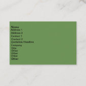 Euro carte de visite de taille (Devant)