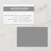 Euro cartes de visite (Devant / Derrière)