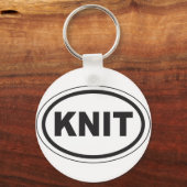 Euro "Knit"-Sleutelhanger Sleutelhanger (Voorkant)