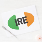 Euro Oval Ireland Car Sticker (Envelop)