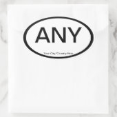  Euro Ovale Auto Stickers (Tas)