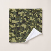 Euro Spring Camouflage Bad Handdoek (Wasdoekje)