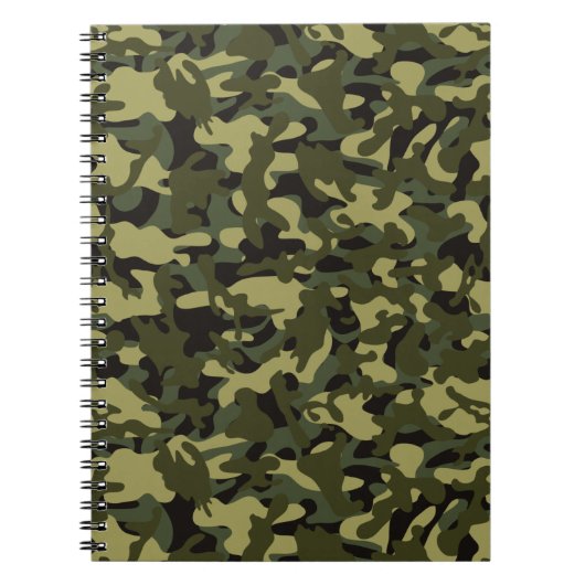 Euro Spring Camouflage Notitieboek (Voorkant)