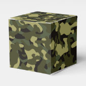 Euro Spring Camouflage-weefselpapier Bedankdoosjes (Voorkant Zijde)