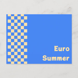 euro summer Briefkaart