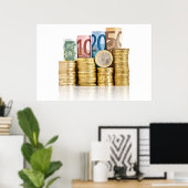 euro valuta poster (Thuiskantoor)