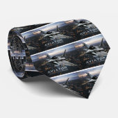 Eurofighter Typhoon Fighter Jet Stropdas (Opgerold)