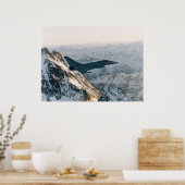 Eurojager tussen bergen poster (Keuken)