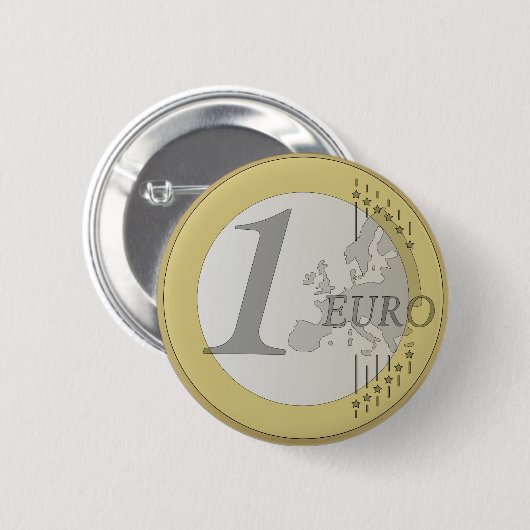Euromuntstuk Ronde Button 5,7 Cm (Voorkant /achterkant)