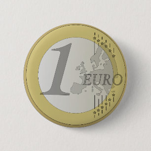 Euromuntstuk Ronde Button 5,7 Cm