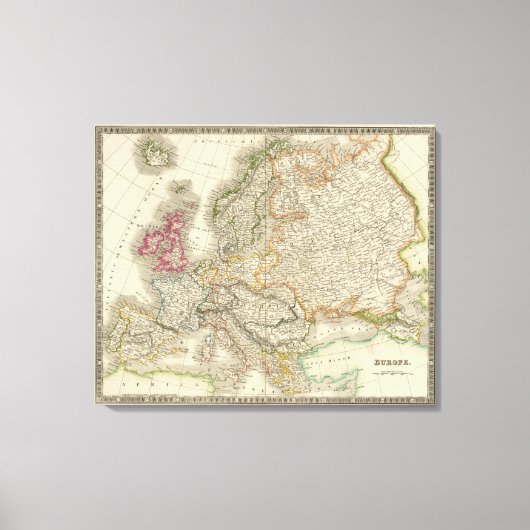 Europa 10 canvas afdruk (Voorkant)