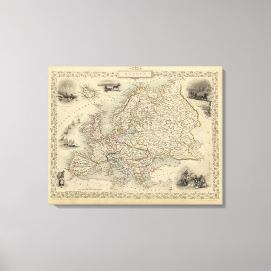 Europa 12 canvas afdruk (Voorkant)