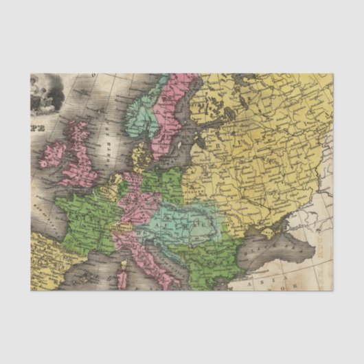 Europa 12 tissuepapier (Voorkant)