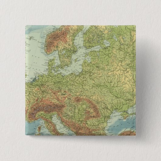 Europa 18 vierkante button 5,1 cm (Voorkant)