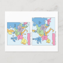 Europa 1914 Briefkaart