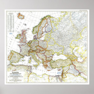 "Europa: 1949 - En het Midden-Oosten... Poster