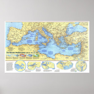 "Europa: 1982 - Historisch Middellandse-Zeegebied Poster